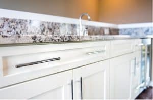 Kitchen cabinets refinished